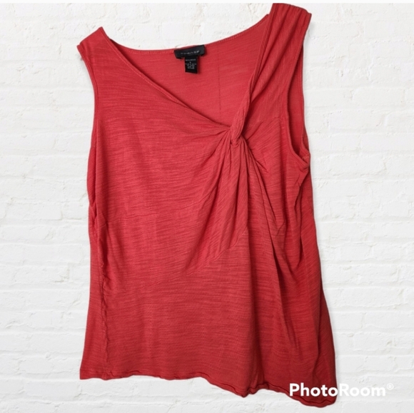 Spence Coral Twist Front Sleeveless Top Size Large - Picture 2 of 4